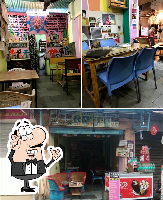 The interior of Maheshwari restaurant