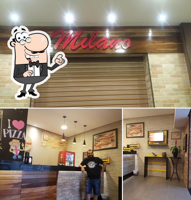 O interior do Piazza Milano Pizzaria Premium