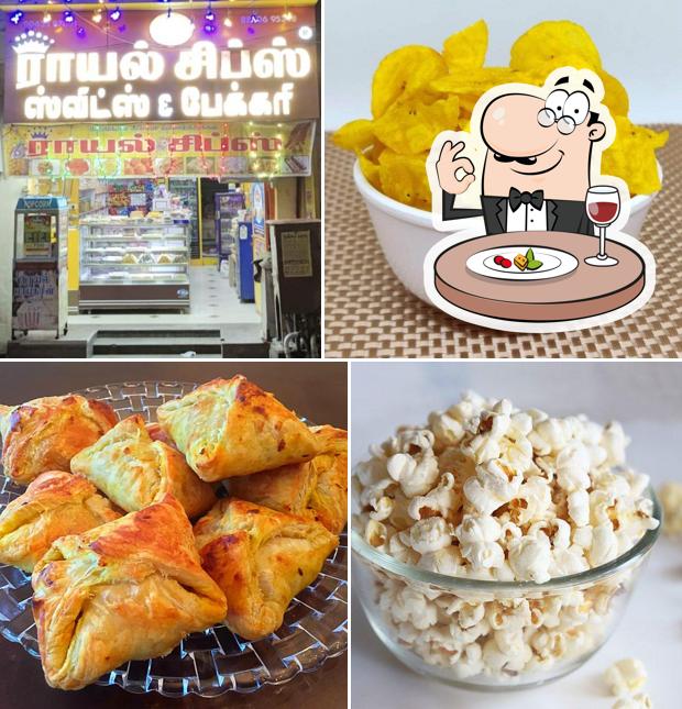 Meals at Royal chips sweets and bakery