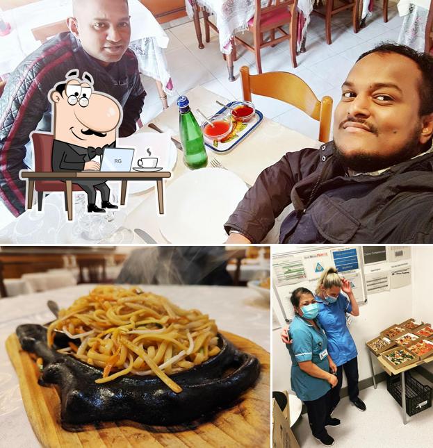 La foto di interni e tavolo da pranzo da Simpatico