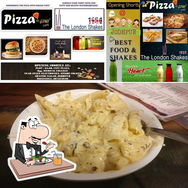 Food at PIZZA DA DHABA & THE LONDON SHAKES