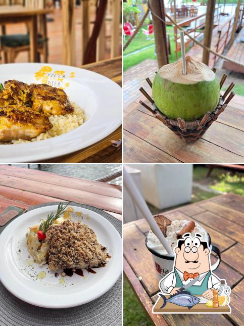 Salmão grelhado em Villa Pier Gourmet - Restaurante - Bistrô - Bar - Paulista - Maria Farinha