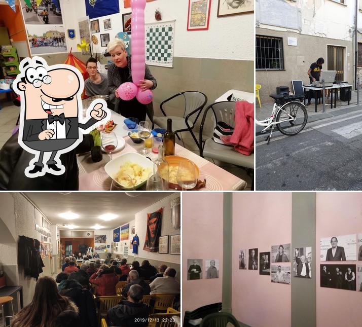 Gli interni di Casa del Popolo Pontasserchio