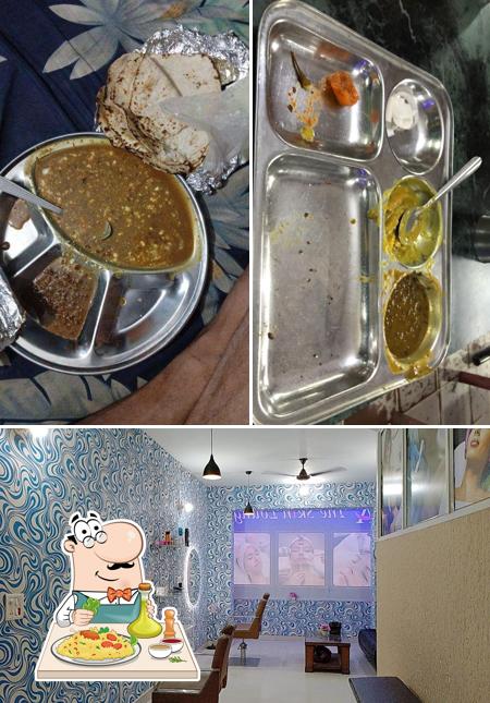 The picture of Kapoor Dhaba’s food and interior