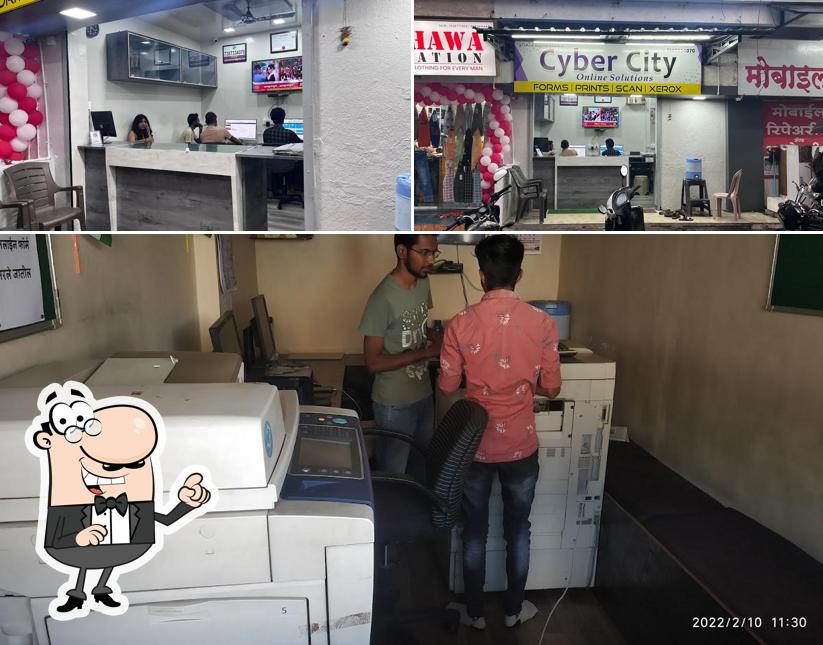 The interior of CyberCity Online Solutions