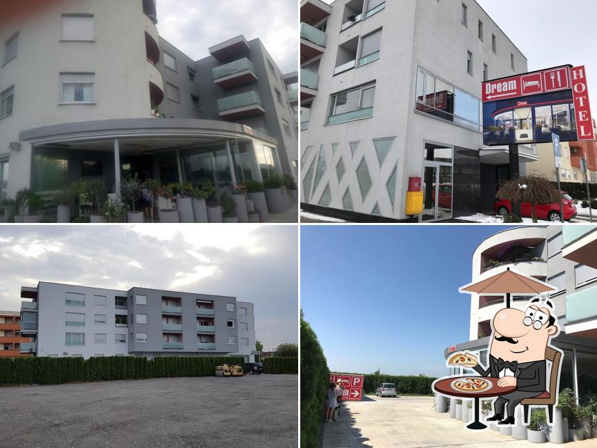 Goditi la vista dall'area esterna di Dream Hotel&Restaurant