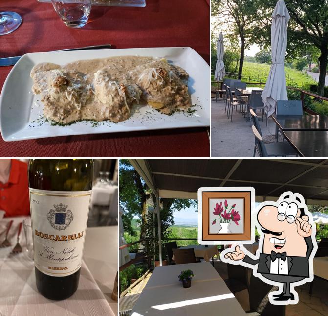 Gli interni di Ristorante La Casina Montepulciano