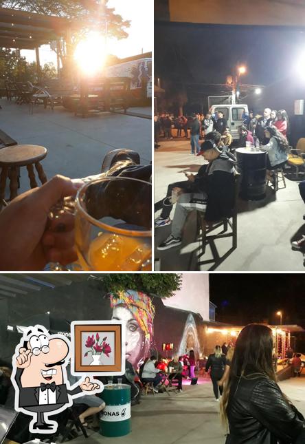 O interior do SOS BEER