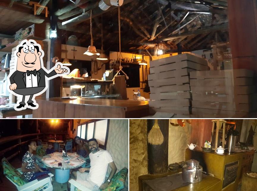 Veja imagens do interior do Caboclo Pizzaria