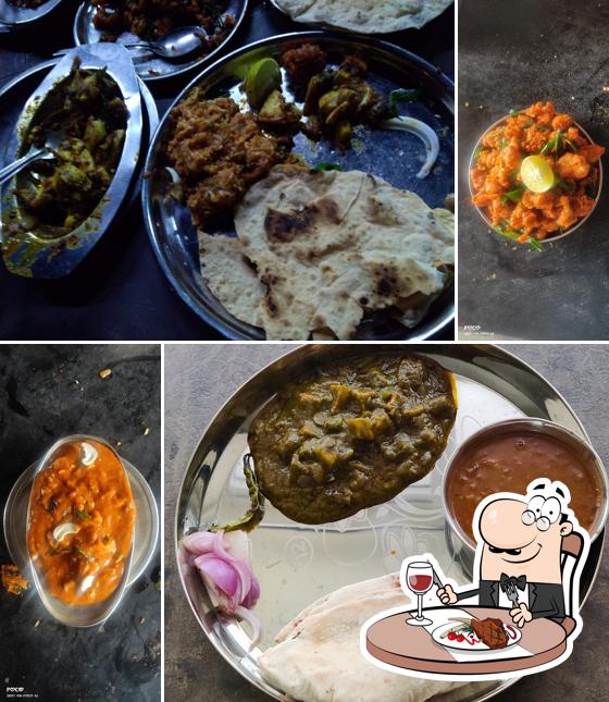 Order meat dishes at B.M. Reddy dhaba