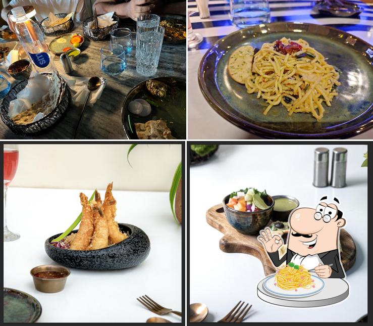 Spaghetti carbonara at BOLT Brewing Co