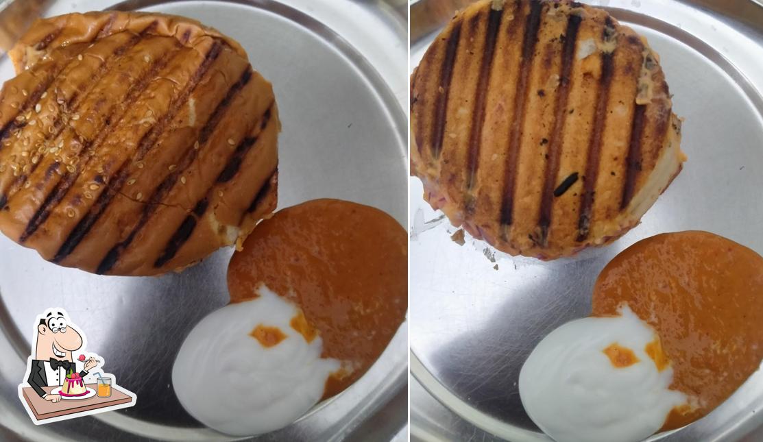 Baithak Cafe - best cafe in rohtak offers a selection of desserts