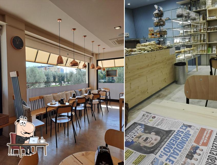 Gli interni di Pane e Caffe