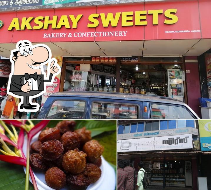 Here's a picture of Akshay Sweets