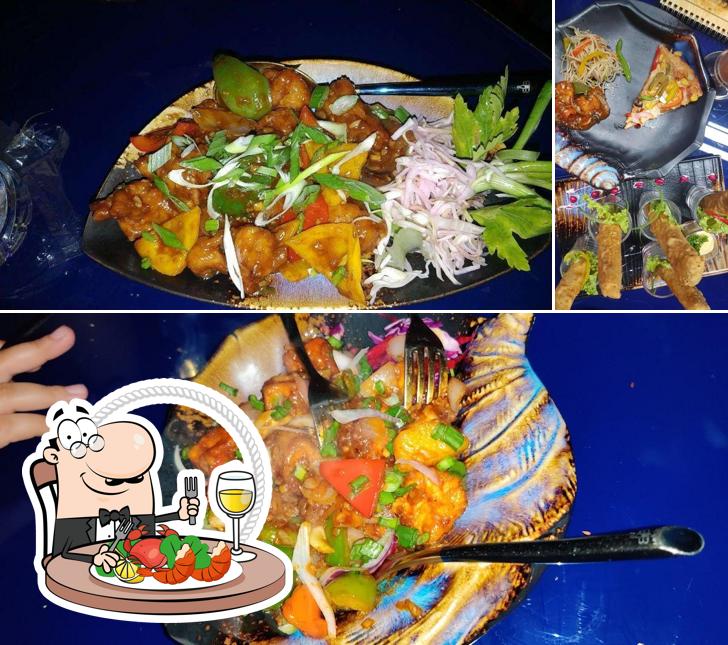 Order seafood at Bargain Booze