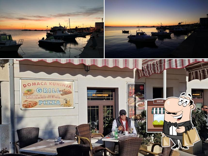 La immagine di esterno e interni da Bistro No5