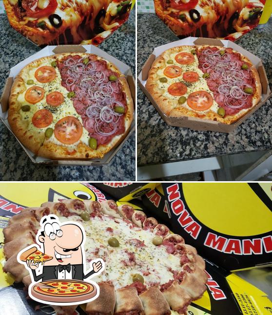 No Pizzaria Nova Mania, você pode pedir pizza