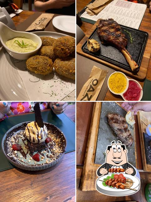 Platos en Oazo Restaurante