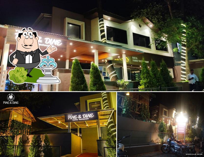 The exterior of Pine & Dine