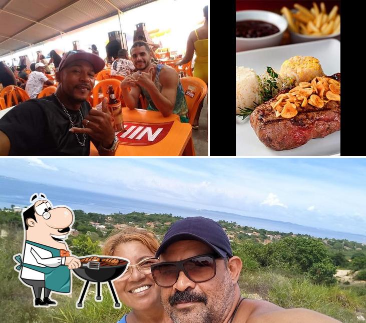 Peça refeições de carne no Bar e Restaurante do Rogerio