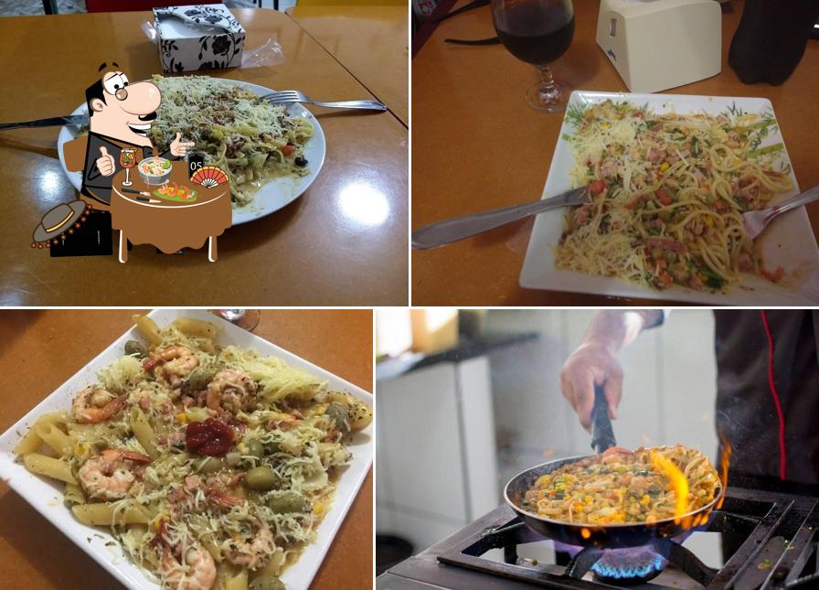 Comida em Pasta Bella Macarrão Ao Vivo