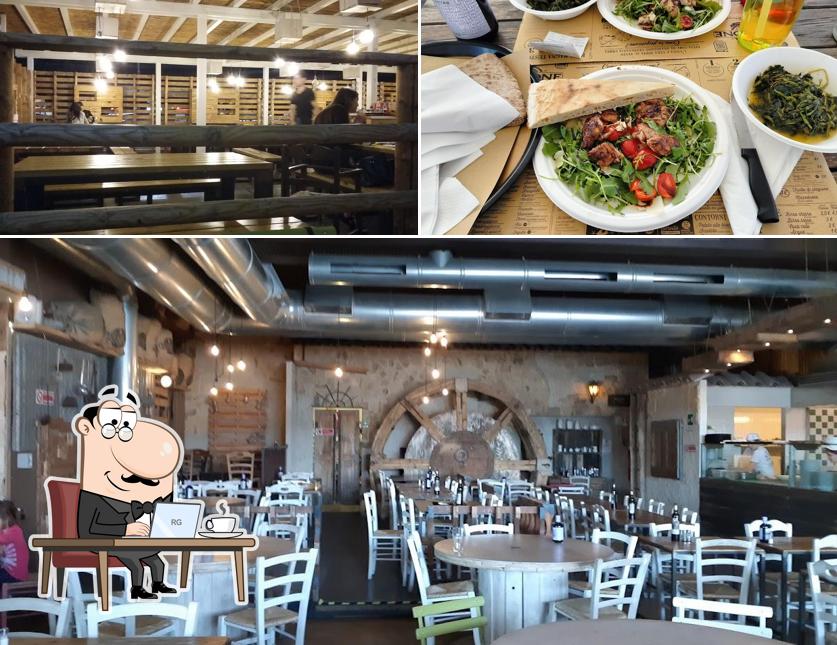 Guarda la immagine che presenta la interni e cibo di Testone - Ellera