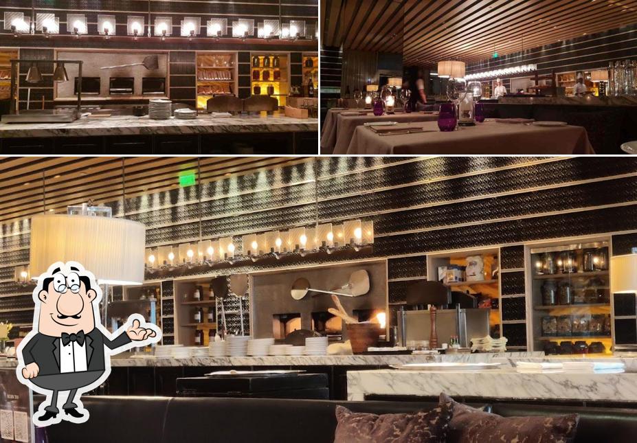 The interior of Tre-Forni Bar & Restaurant