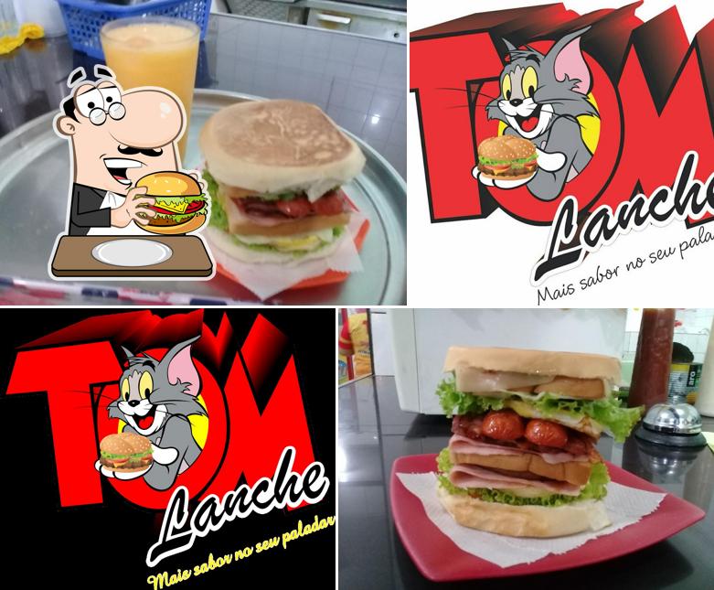 Consiga um hambúrguer no Tom Lanche