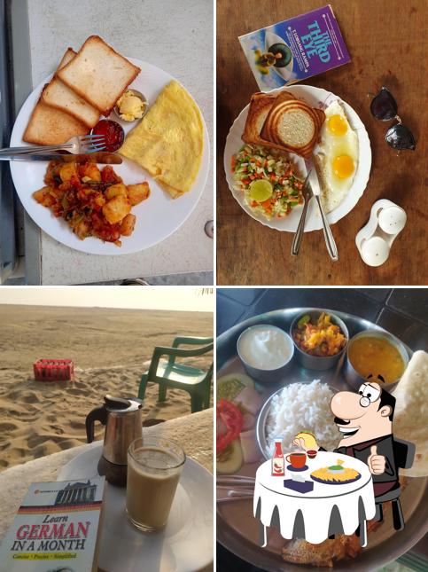 Cheese plate at Kushal Cafe