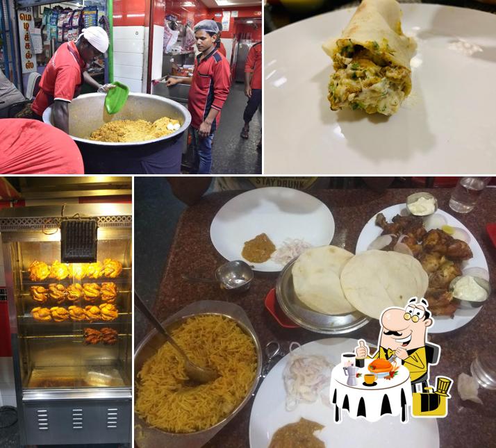 Meals at SS Hyderabad Biryani AVADI NM Road