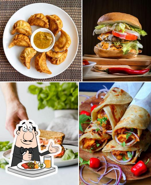 Food at Dark & White Cafe & Bakery