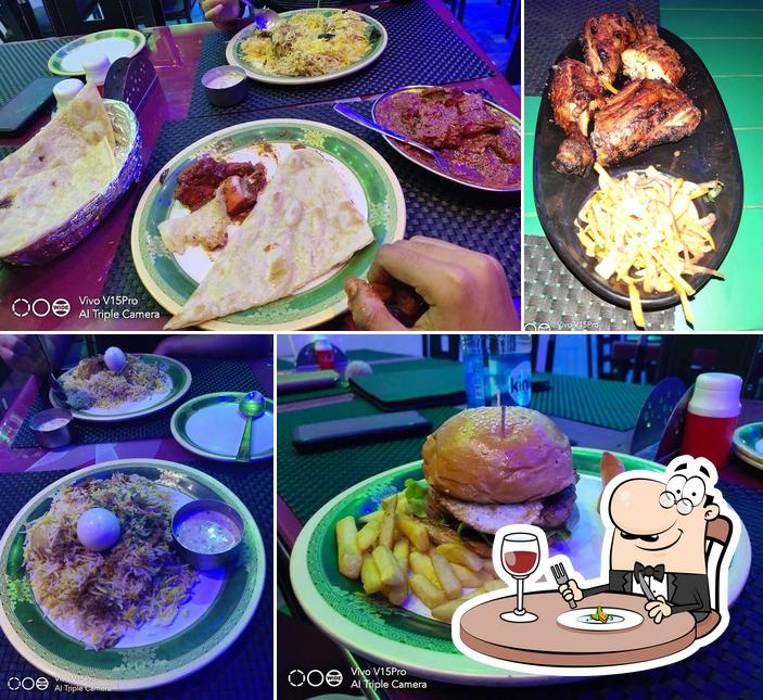 Food at J & S Restaurant