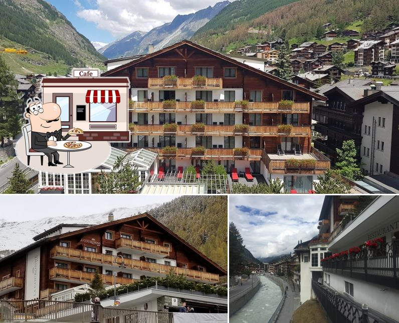 Gli esterni di la couronne Hotel & Spa