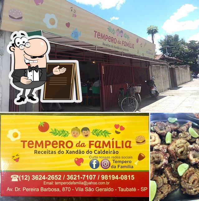 O exterior do Restaurante Tempero Da Familia