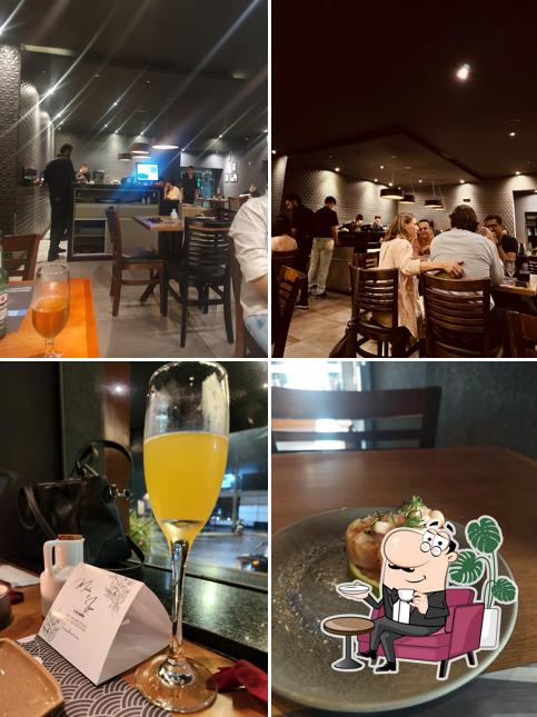 O interior do Temakeria Sushi Bar