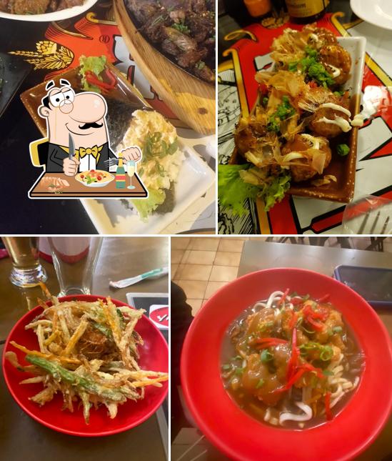 Platos en Yaki Yaki Choperia e Petiscaria