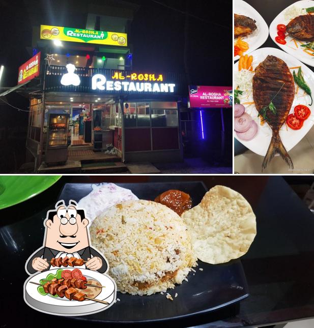 Meals at Al-Rosha Restaurant Pothencode