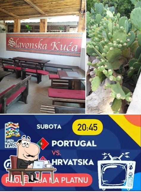 Gli interni di Slavonska kuća