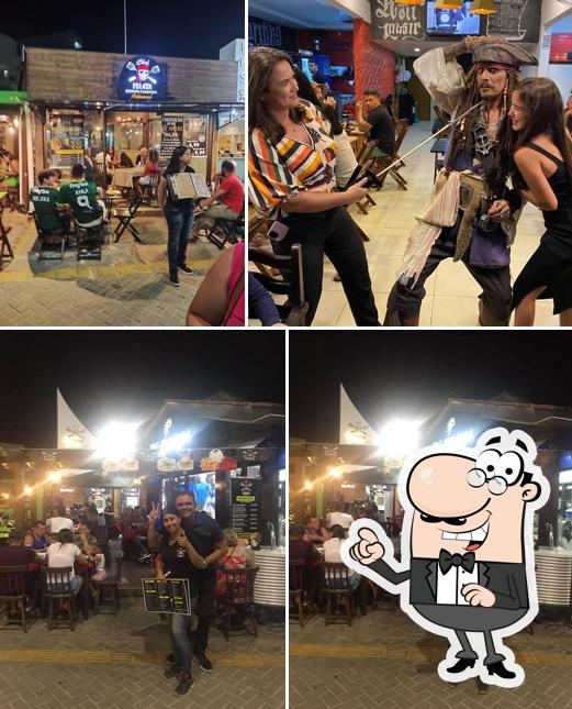 O interior do Chef Pirata Restaurante - Porto de Galinhas