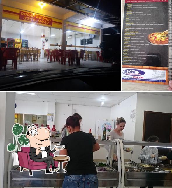 O interior do Dogão do Rony