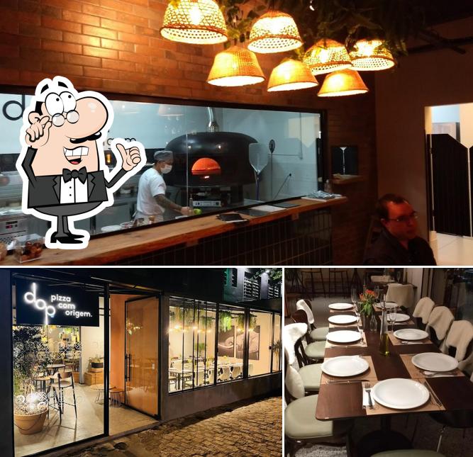 O interior do Pizza dop - Pizzaria Cabral Curitiba