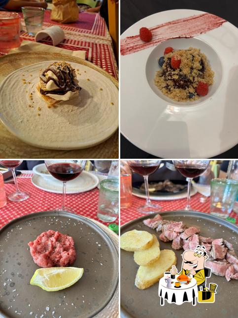 Cibo al Trattoria ai Cacciatori