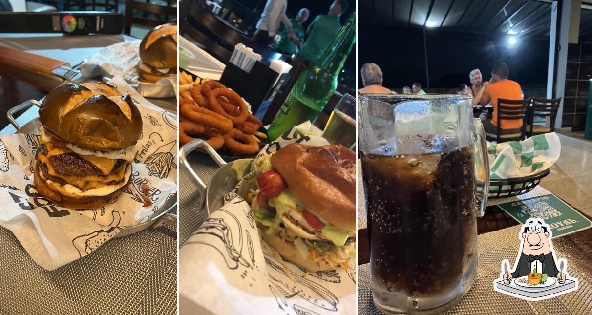 Comida em Royal Burger