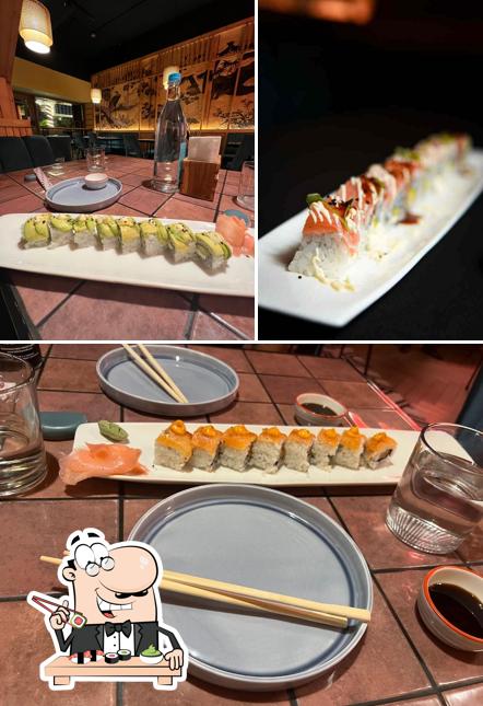 Get various sushi options