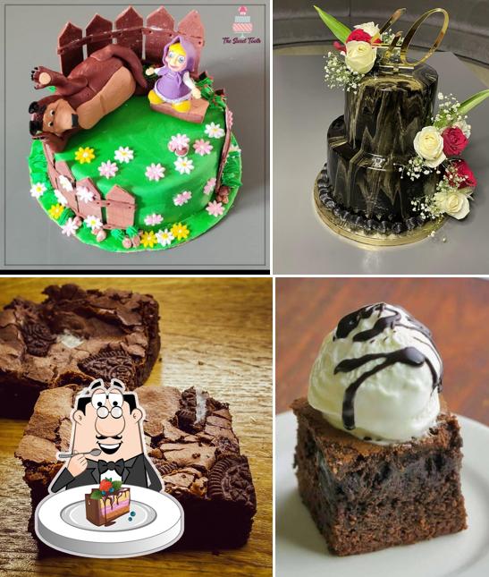 Chocolate cake at The Sweet Tooth By Geetika