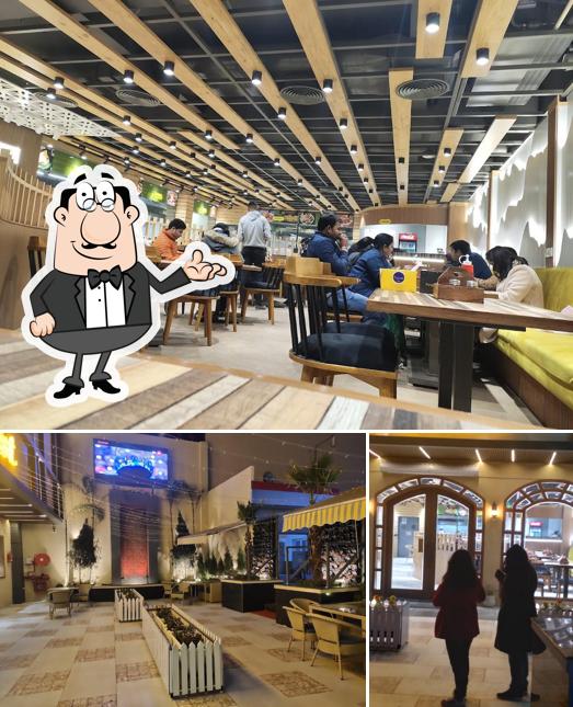 The interior of Ananda