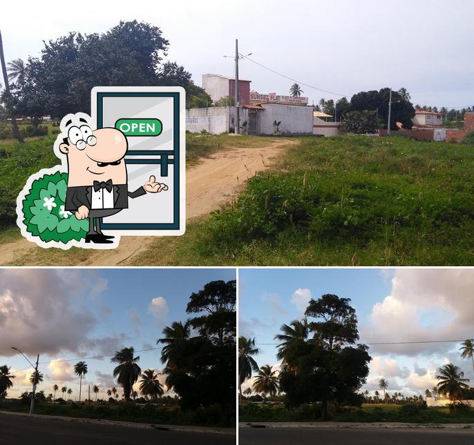 O exterior do Açaí Mais Sabor Lanches