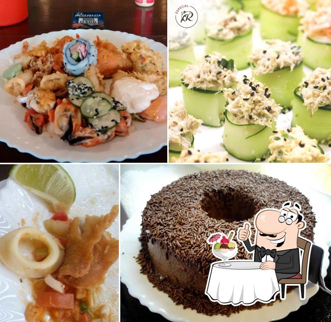 Ramos Frutos do Mar serve uma gama de sobremesas