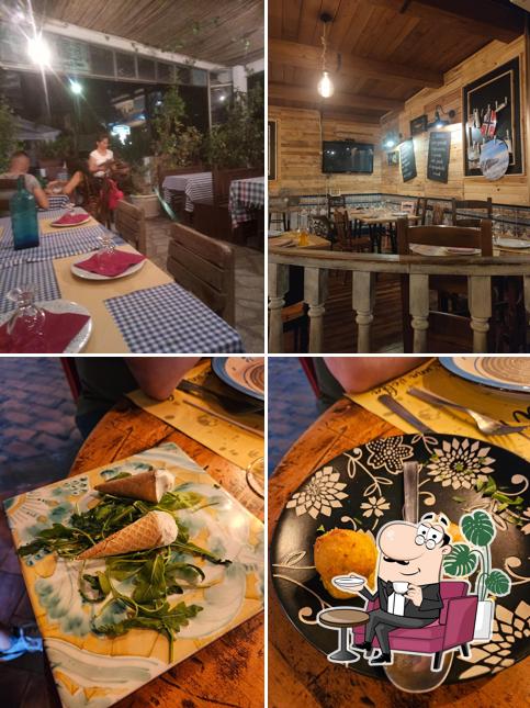 Gli interni di Osteria 1