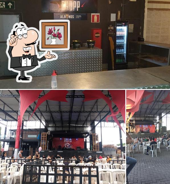 Veja imagens do interior do Arena Rock Bar Contagem